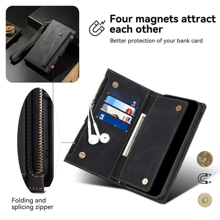 For Google Pixel 8A ESEBLE Retro Frosted RFID Flip Leather Phone Case(Black) - Google Cases by ESEBLE | Online Shopping South Africa | PMC TechLife | Buy Now Pay Later Mobicred