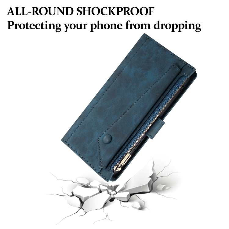 For Google Pixel 9 / 9 Pro ESEBLE Retro Frosted RFID Flip Leather Phone Case(Dark Green) - free shipping - PMC Jewellery - Order now!
