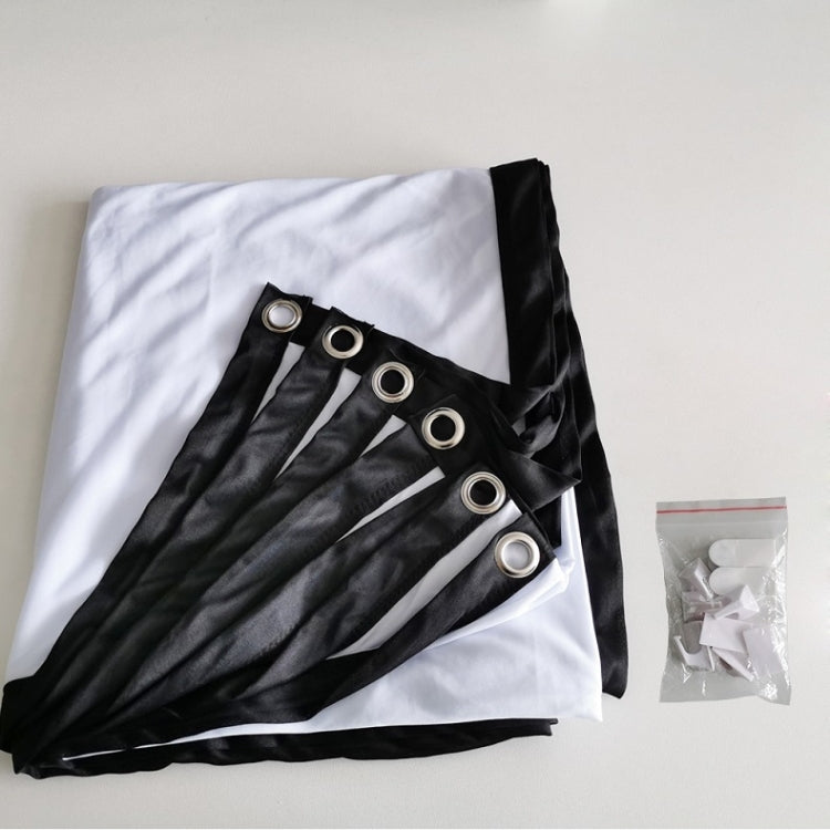 Simple Folding Thin Polyester Projector Film Curtain, Size:200 inch 16:9 - Film Curtains by PMC TechLife | Online Shopping South Africa | PMC TechLife | Buy Now Pay Later Mobicred