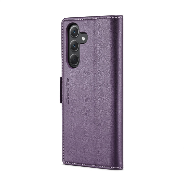 For Samsung Galaxy A35 5G CaseMe 023 Butterfly Buckle Litchi Texture RFID Anti-theft Leather Phone Case(Pearly Purple) - Galaxy Phone Cases by CaseMe | Online Shopping South Africa | PMC Jewellery | Buy Now Pay Later Mobicred