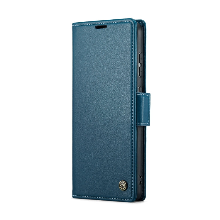 For Samsung Galaxy A55 CaseMe 023 Butterfly Buckle Litchi Texture RFID Anti-theft Leather Phone Case(Blue) - Galaxy Phone Cases by CaseMe | Online Shopping South Africa | PMC Jewellery | Buy Now Pay Later Mobicred