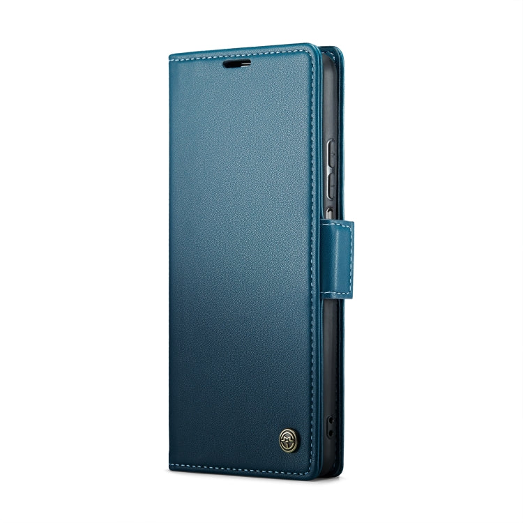 For Xiaomi Poco F5 5G/Redmi Note 12 Turbo 5G CaseMe 023 Butterfly Buckle Litchi Texture RFID Anti-theft Leather Phone Case(Blue) - Xiaomi Cases by CaseMe | Online Shopping South Africa | PMC Jewellery | Buy Now Pay Later Mobicred