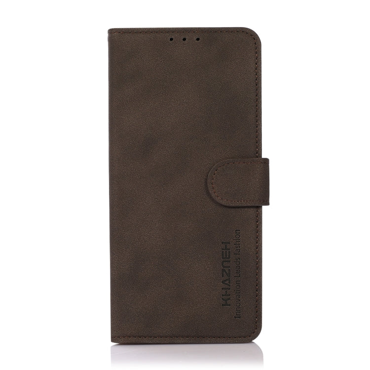 For Xiaomi Redmi 13C KHAZNEH Matte Texture Leather Phone Case(Brown) - free shipping - PMC TechLife - Order now!