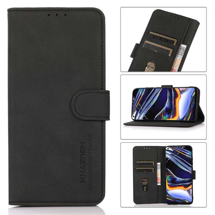 For Xiaomi Redmi A3 KHAZNEH Matte Texture Leather Phone Case(Black) - Xiaomi Cases by PMC TechLife | Online Shopping South Africa | PMC TechLife | Buy Now Pay Later Mobicred
