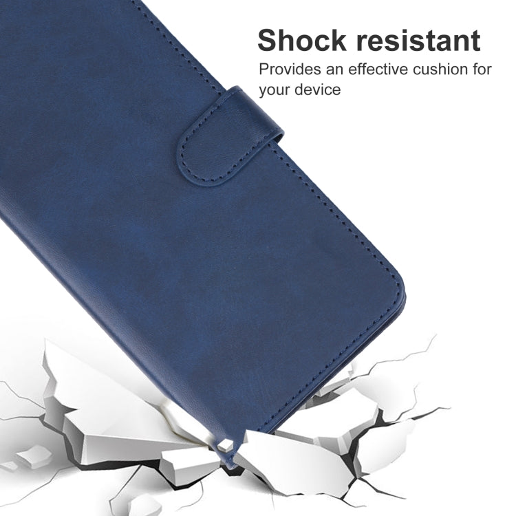 For Motorola Moto G84 Leather Phone Case(Blue) - Motorola Cases by PMC Jewellery | Online Shopping South Africa | PMC Jewellery | Buy Now Pay Later Mobicred