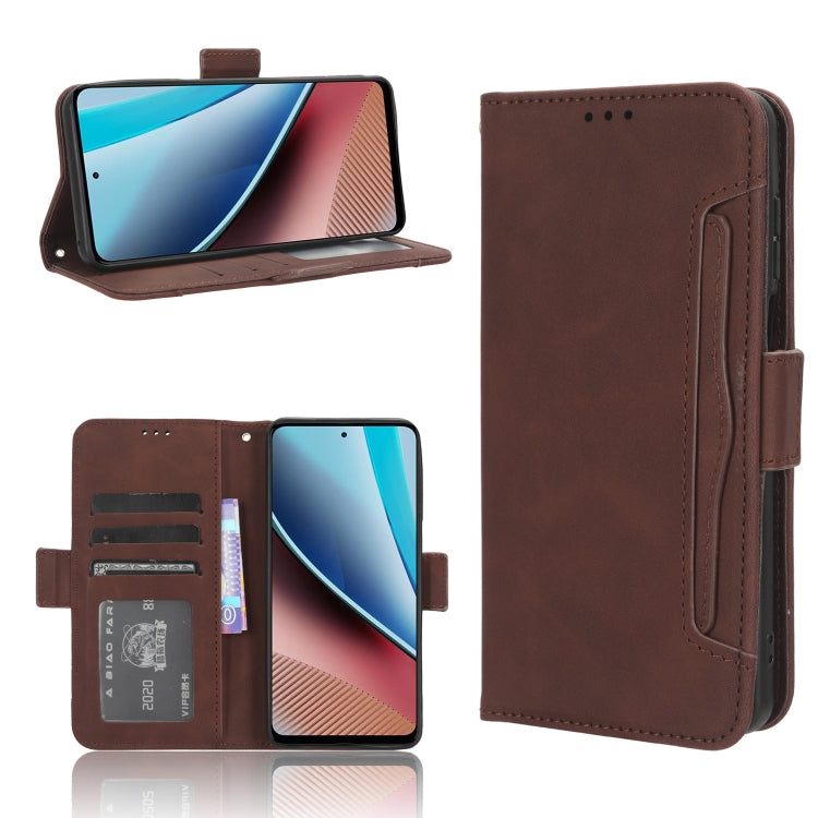 For Motorola Moto G Stylus 4G 2023 Skin Feel Calf Texture Card Slots Leather Phone Case(Brown) - Motorola Cases by PMC Jewellery | Online Shopping South Africa | PMC Jewellery | Buy Now Pay Later Mobicred