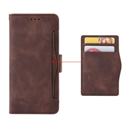 For Motorola Moto G Power 5G 2024 Skin Feel Calf Texture Card Slots Leather Phone Case(Brown) - Motorola Cases by PMC Jewellery | Online Shopping South Africa | PMC Jewellery | Buy Now Pay Later Mobicred