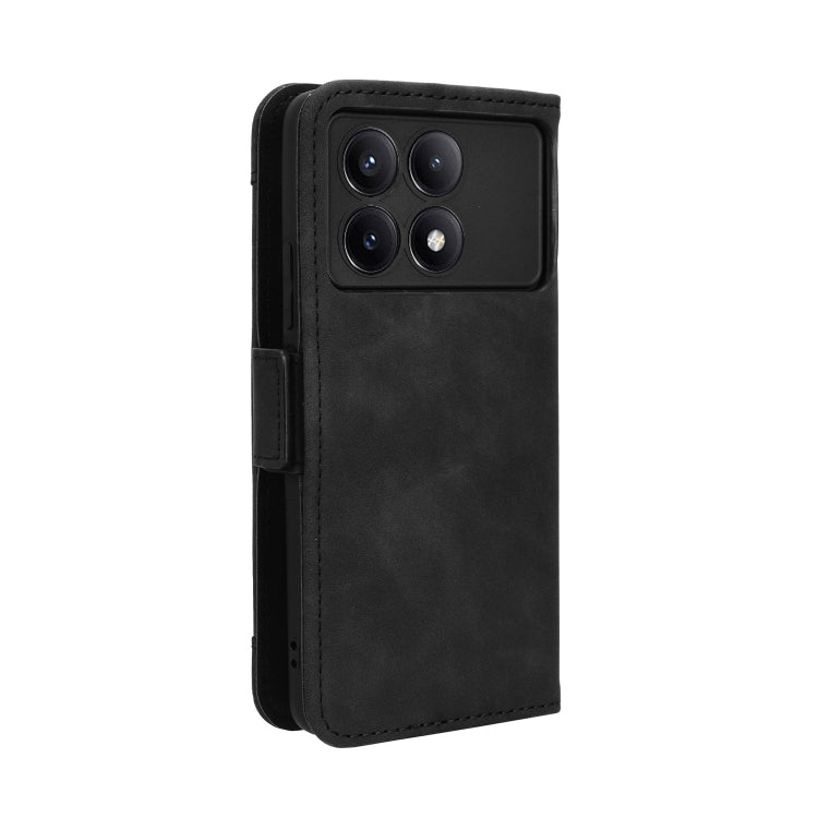 For Xiaomi Redmi K70 / K70 Pro 5G Skin Feel Calf Texture Card Slots Leather Phone Case(Black) - K70 Pro Cases by PMC Jewellery | Online Shopping South Africa | PMC Jewellery | Buy Now Pay Later Mobicred