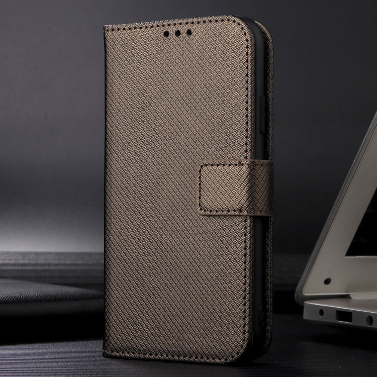 For Google Pixel 9 Pro Diamond Texture Leather Phone Case(Brown) - free shipping - PMC TechLife - Order now!