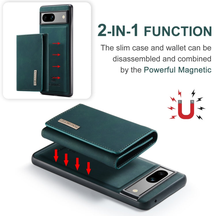 For Google Pixel 7A DG.MING M1 Series 3-Fold Multi Card Wallet + Magnetic Phone Case(Green) - free shipping - PMC TechLife - Order now!