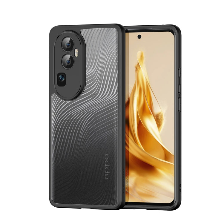 For OPPO Reno10 Pro China DUX DUCIS Aimo Series TPU + PC Frosted Feel Phone Case(Black) - OPPO Cases by DUX DUCIS | Online Shopping South Africa | PMC Jewellery | Buy Now Pay Later Mobicred