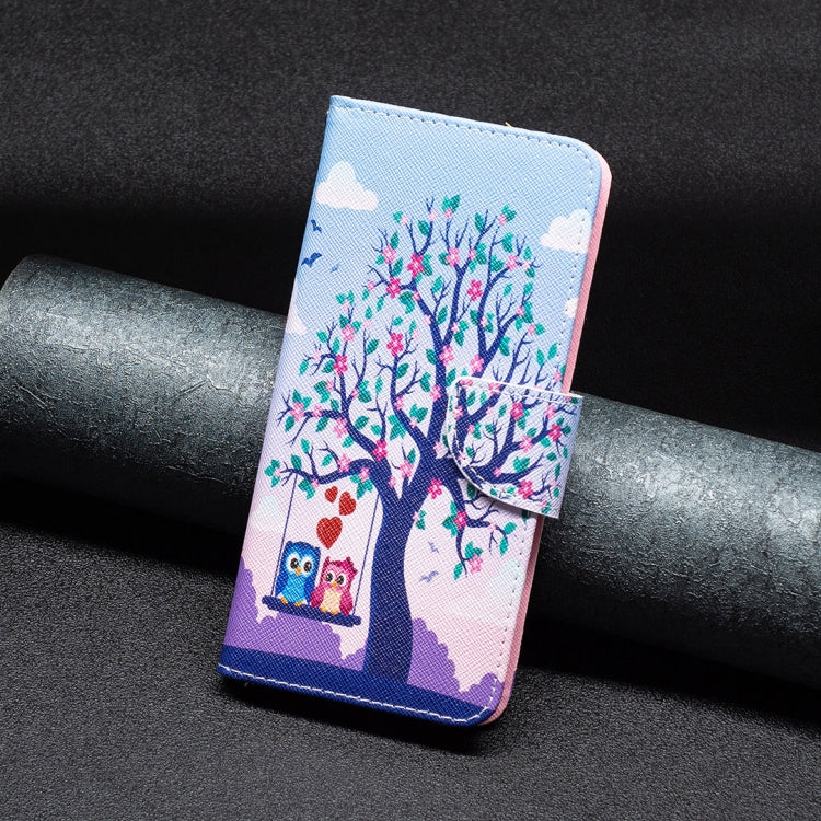 For Xiaomi Redmi Note 13 Pro 4G Global Colored Drawing Pattern Leather Phone Case(Owl) - Note 13 Pro Cases by PMC TechLife | Online Shopping South Africa | PMC TechLife | Buy Now Pay Later Mobicred