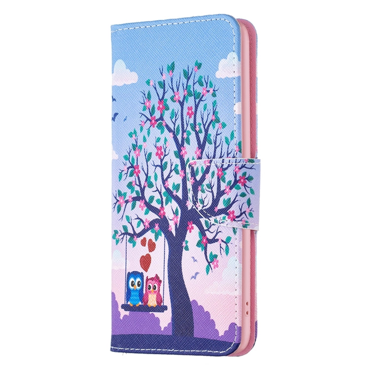 For Xiaomi Redmi Note 13 Pro 4G Global Colored Drawing Pattern Leather Phone Case(Owl) - Note 13 Pro Cases by PMC TechLife | Online Shopping South Africa | PMC TechLife | Buy Now Pay Later Mobicred