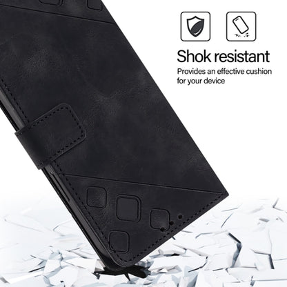 For Xiaomi Redmi K70 / K70 Pro Skin Feel Embossed Leather Phone Case(Black) - K70 Cases by PMC Jewellery | Online Shopping South Africa | PMC Jewellery | Buy Now Pay Later Mobicred