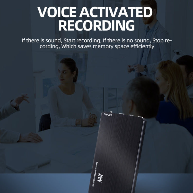 JNN M2 Ultra-thin HD Noise Reduction Intelligent Control Voice Voice Recorder, Capacity:64GB(Black) - Other Style by JNN | Online Shopping South Africa | PMC Jewellery | Buy Now Pay Later Mobicred