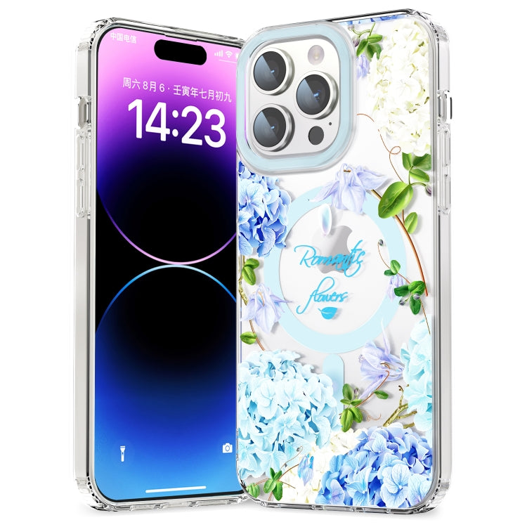 For iPhone 13 Pro Max MagSafe Magnetic TPU Phone Case(Small Floral) - iPhone 13 Pro Max Cases by PMC Jewellery | Online Shopping South Africa | PMC Jewellery