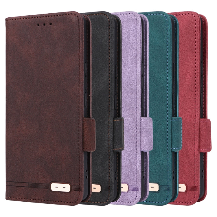 For Xiaomi Redmi Note 12 4G Magnetic Clasp Leather Phone Case(Black) - Xiaomi Cases by PMC TechLife | Online Shopping South Africa | PMC TechLife | Buy Now Pay Later Mobicred