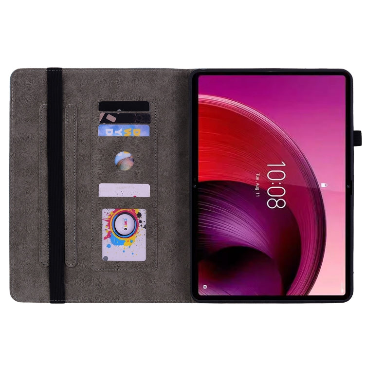 For Lenovo Tab M11/Xiaoxin Pad 11 2024 Butterfly Rose Embossed Leather Tablet Case(Green) - Lenovo by PMC TechLife | Online Shopping South Africa | PMC TechLife | Buy Now Pay Later Mobicred