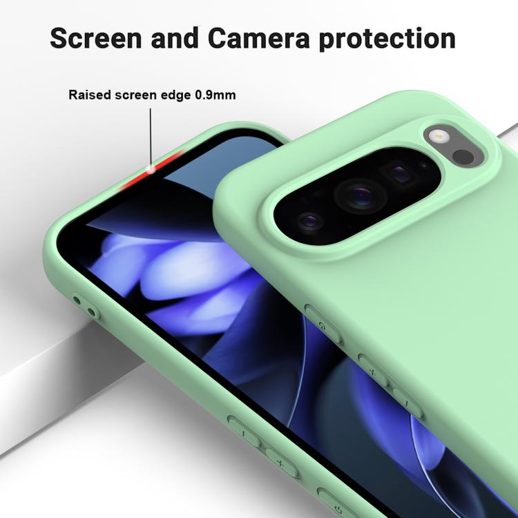 For Google Pixel 10 Pro XL Pure Color Liquid Silicone Shockproof Phone Case(Green) - free shipping - PMC TechLife - Order now!