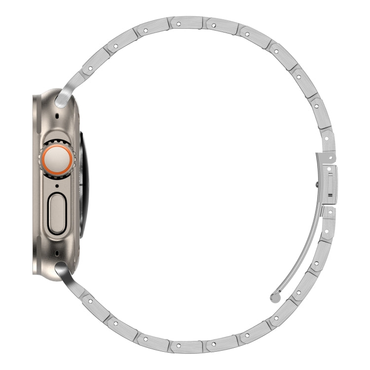 Double Rows Metal Watch Band For Apple Watch Ultra 2 49mm(Silver) - free shipping - PMC TechLife - Order now!