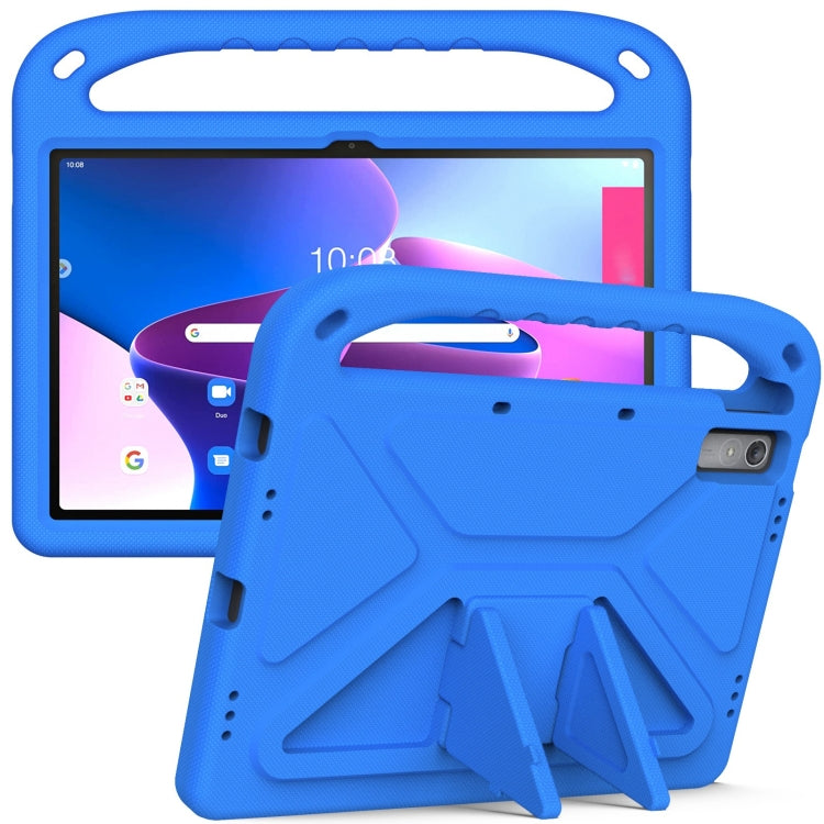 For Lenovo Tab P11 Gen 2 11.5 Handle EVA Shockproof Tablet Case with Holder(Blue) - Lenovo by PMC TechLife | Online Shopping South Africa | PMC TechLife | Buy Now Pay Later Mobicred