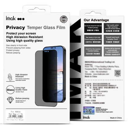 For Samsung Galaxy S24 5G imak HD Full Screen Anti-spy Tempered Glass Protective Film - Galaxy S24 5G Tempered Glass by imak | Online Shopping South Africa | PMC Jewellery | Buy Now Pay Later Mobicred