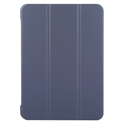 For iPad Air 11 2024 GEBEI 3-folding Holder Shockproof Flip Leather Tablet Case(Dark Blue) - iPad Air 11 2024 Cases by GEBEI | Online Shopping South Africa | PMC Jewellery | Buy Now Pay Later Mobicred