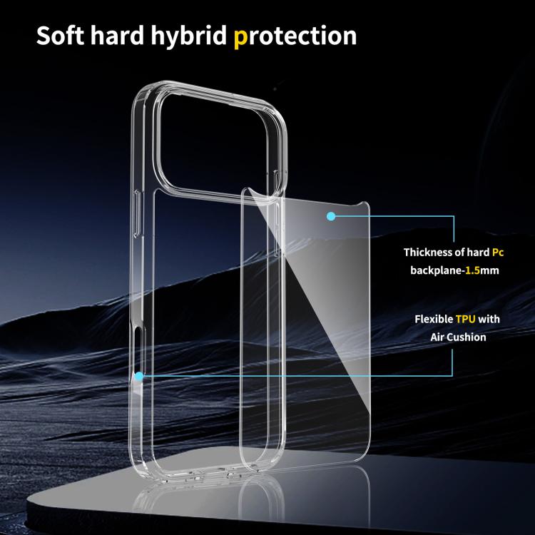 For iPhone 17 Pro Max Scratchproof Acrylic TPU Phone Case(Black) - free shipping - PMc TechLife - Order now!
