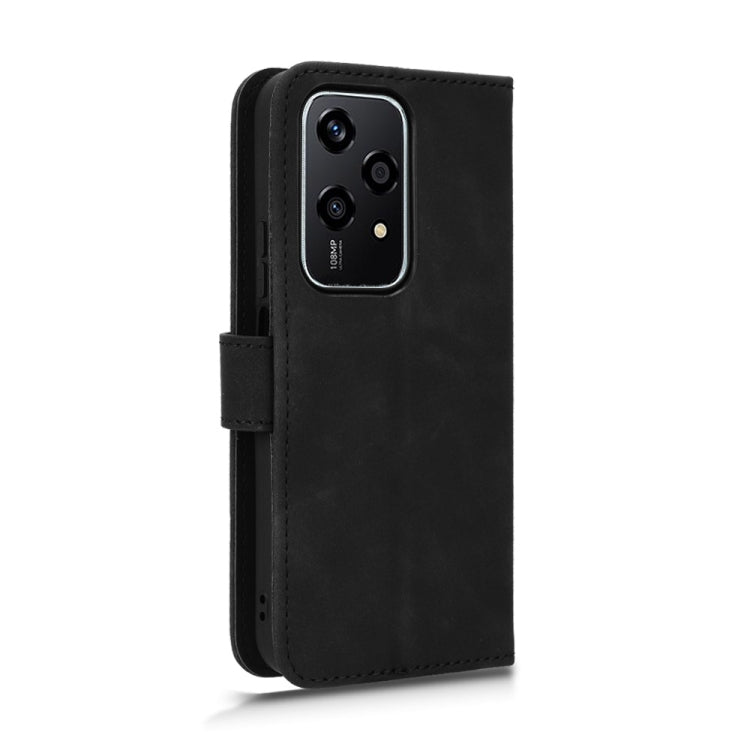 For Honor 200 Lite Skin Feel Magnetic Flip Leather Phone Case(Black) - Honor Cases by PMC TechLife | Online Shopping South Africa | PMC TechLife | Buy Now Pay Later Mobicred