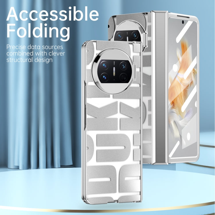 For Huawei Mate X3 Integrated Electroplating Folding Phone Case with Hinge(Tyrant Gold) - Huawei Cases by PMC TechLife | Online Shopping South Africa | PMC TechLife | Buy Now Pay Later Mobicred