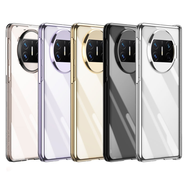 For Huawei Mate X3 Integrated Electroplating PC Folding Phone Case with Hinge(Gold) - Huawei Cases by PMC TechLife | Online Shopping South Africa | PMC TechLife | Buy Now Pay Later Mobicred