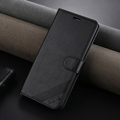 For Honor Magic6 AZNS Sheepskin Texture Flip Leather Phone Case(Black) - Honor Cases by AZNS | Online Shopping South Africa | PMC Jewellery | Buy Now Pay Later Mobicred