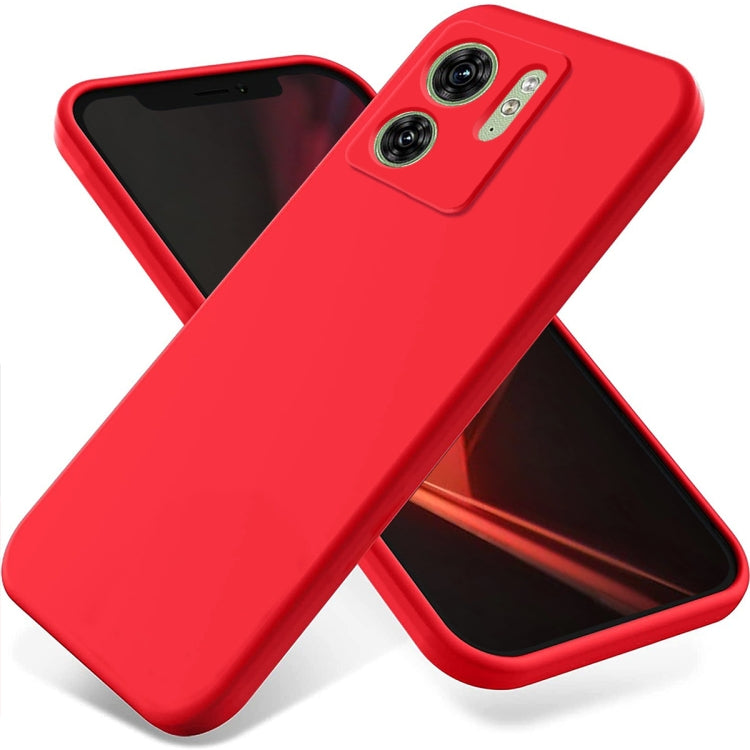 For Motorola Edge 2023 Solid Color Liquid Silicone Dropproof Full Coverage Phone Case(Red) - free shipping - PMC TechLife - Order now!