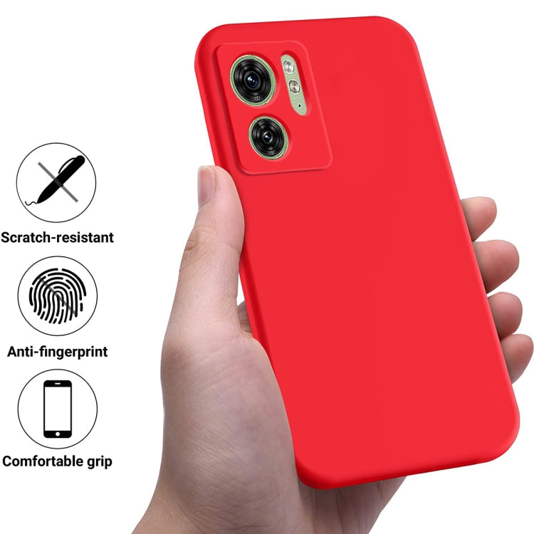 For Motorola Edge 2023 Solid Color Liquid Silicone Dropproof Full Coverage Phone Case(Red) - free shipping - PMC TechLife - Order now!