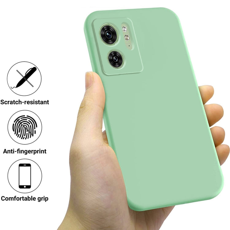 For Motorola Edge 2023 Solid Color Liquid Silicone Dropproof Full Coverage Phone Case(Green) - free shipping - PMC TechLife - Order now!