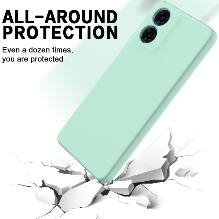For Motorola Moto E14 Solid Color Liquid Silicone Dropproof Full Coverage Phone Case(Green) - free shipping - PMC TechLife - Order now!