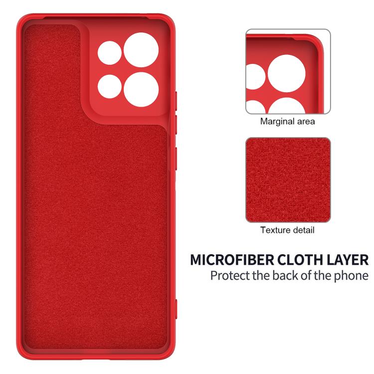 For Motorola Moto G15 Solid Color Liquid Silicone Dropproof Full Coverage Phone Case(Red) - free shipping - PMC TechLife - Order now!
