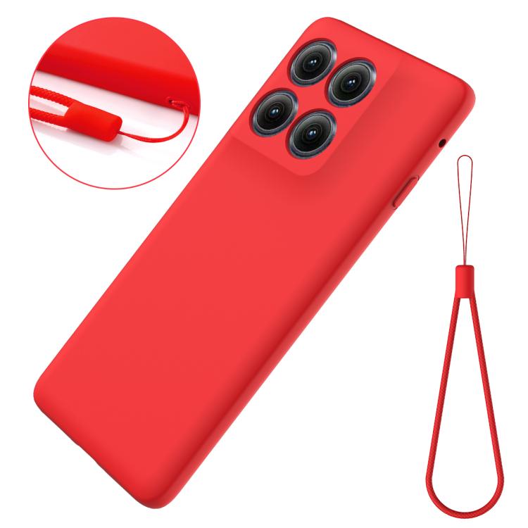 For Motorola Edge 5G 2025 Solid Color Liquid Silicone Dropproof Full Coverage Phone Case(Red) - free shipping - PMC TechLife - Order now!