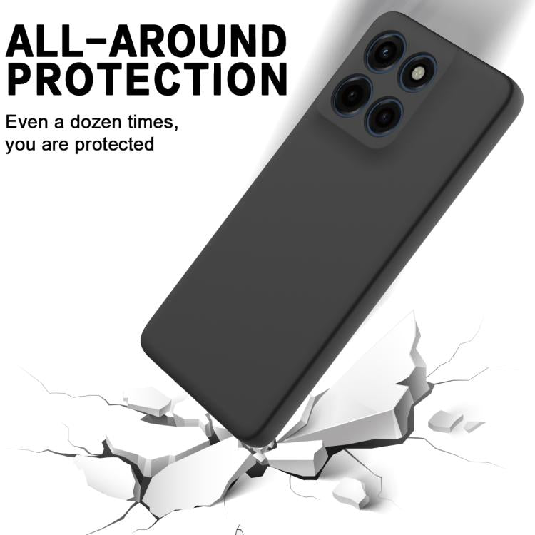 For Motorola Edge 60 Stylus Solid Color Liquid Silicone Dropproof Full Coverage Phone Case(Black) - free shipping - PMC TechLife - Order now!