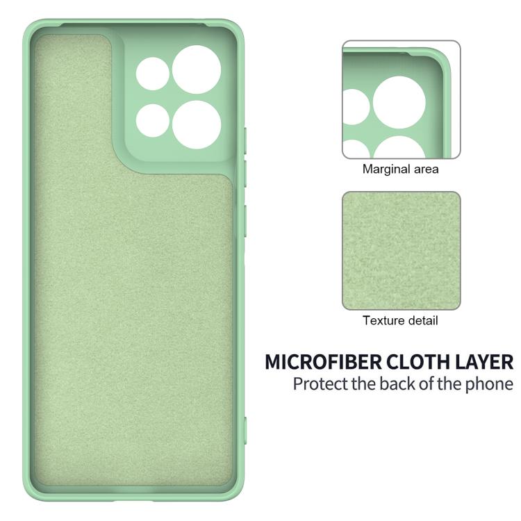 For Motorola Moto G56 5G Solid Color Liquid Silicone Dropproof Full Coverage Phone Case(Green) - free shipping - PMC TechLife - Order now!