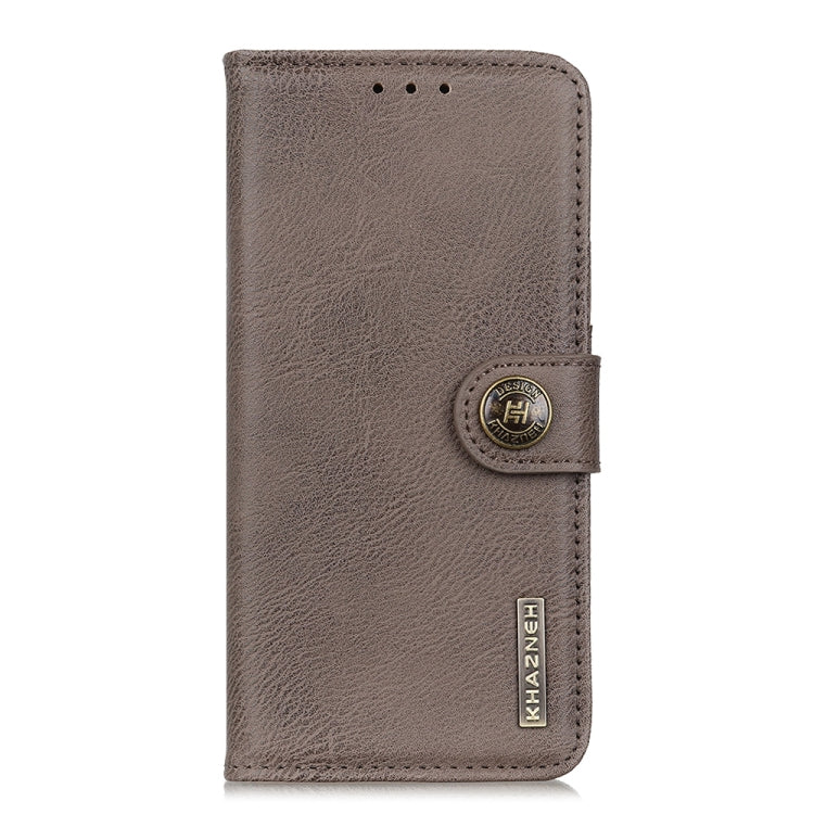 For Xiaomi 13T 5G / Redmi K60 Ultra 5G KHAZNEH Cowhide Texture Flip Leather Phone Case(Khaki) - Redmi K60 Ultra Cases by PMC Jewellery | Online Shopping South Africa | PMC Jewellery | Buy Now Pay Later Mobicred