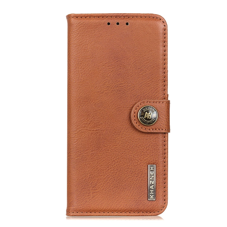 For Xiaomi 14 KHAZNEH Cowhide Texture Flip Leather Phone Case(Brown) - 14 Cases by PMC Jewellery | Online Shopping South Africa | PMC Jewellery | Buy Now Pay Later Mobicred