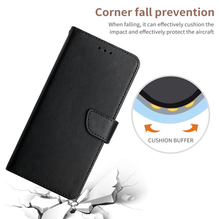 For Realme C67 4G Genuine Leather Fingerprint-proof Flip Phone Case(Black) - free shipping - PMC TechLife - Order now!