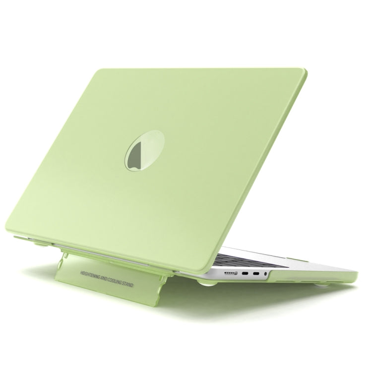 For Macbook Air 15.3 inch A2941 / A3114 Frosted Translucent Laptop Protective Case(Morandi Green) - MacBook Air Cases by PMC Jewellery | Online Shopping South Africa | PMC Jewellery | Buy Now Pay Later Mobicred