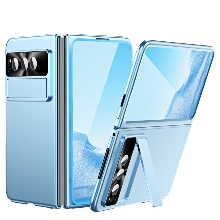 For Google Pixel Fold Integrated Electroplating PC Folding Phone Case(Blue) - free shipping - PMC TechLife - Order now!