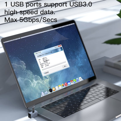 Yesido HB14 3 in 1 USB 3.0 Mini Splitter HUB Adapter - USB HUB by Yesido | Online Shopping South Africa | PMC Jewellery | Buy Now Pay Later Mobicred