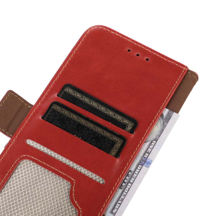 For iPhone 16 Pro Max Crazy Horse Top Layer Cowhide Leather Phone Case(Red) - iPhone 16 Pro Max Cases by PMC TechLife | Online Shopping South Africa | PMC TechLife | Buy Now Pay Later Mobicred