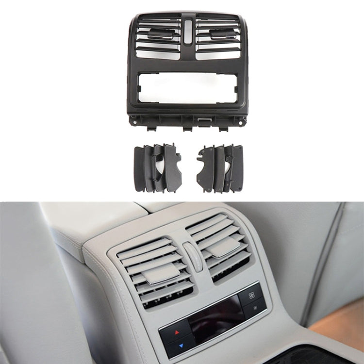 For Mercedes-Benz CLS W218 Car Rear Air Conditioner Air Outlet Panel 21883004549116, Style:High Version(Black) - Air Conditioning System by imak | Online Shopping South Africa | PMC Jewellery