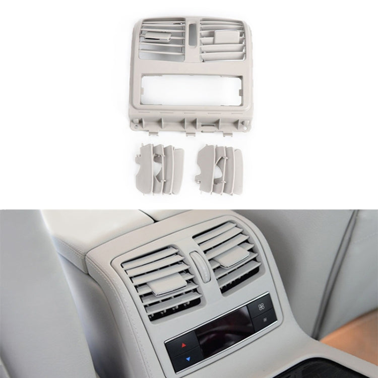 For Mercedes-Benz CLS W218 Car Rear Air Conditioner Air Outlet Panel 21883004547M91, Style:High Version(Grey White) - Air Conditioning System by imak | Online Shopping South Africa | PMC Jewellery | Buy Now Pay Later Mobicred
