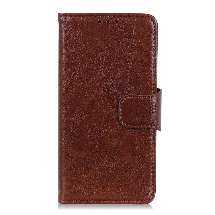 For iPhone 16 Pro Nappa Texture Leather Case(Brown) - iPhone 16 Pro Cases by PMC Jewellery | Online Shopping South Africa | PMC Jewellery | Buy Now Pay Later Mobicred